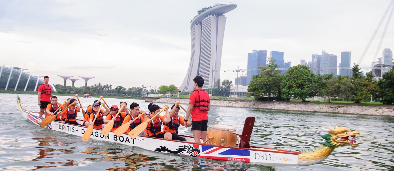 Dragonboat Teambuilding, Dragon Boat Singapore Team Building, Dragon Boating Singapore